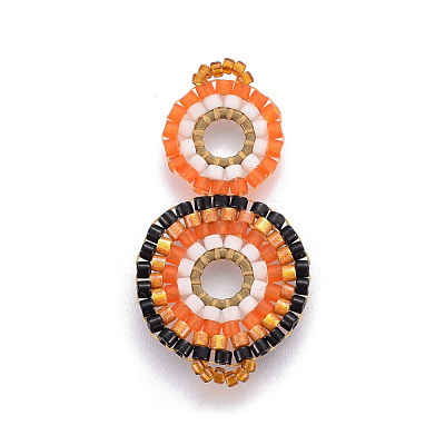 MIYUKI & TOHO Handmade Japanese Seed Beads Links SEED-A027-G06-1