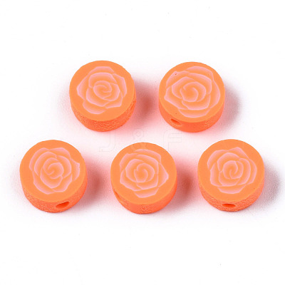 Handmade Polymer Clay Beads CLAY-N008-022H-1
