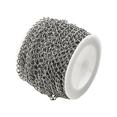 Tarnish Resistant 304 Stainless Steel Curb Chains CHS-S007-001-1