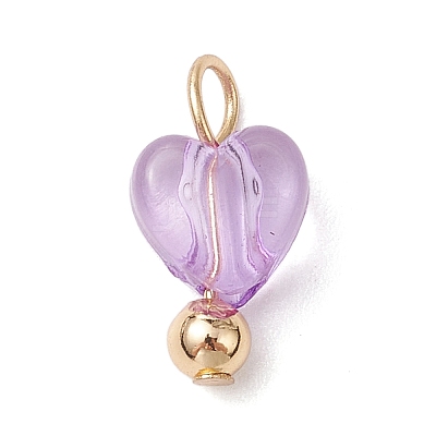 Transparent Acrylic Pendants PALLOY-JF03346-1