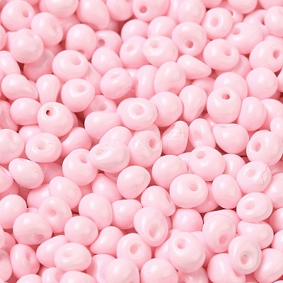 6/0 Opaque Baking Paint Glass Seed Beads SEED-M012-02A-31-1