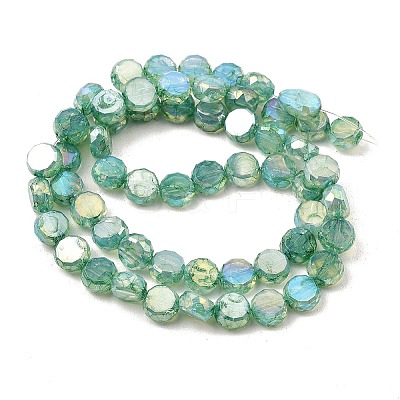 Imitation Jade Glass Beads Strands GLAA-P058-05A-08-1