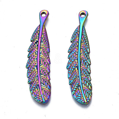 Rainbow Color Alloy Pendants PALLOY-N156-189-NR-1