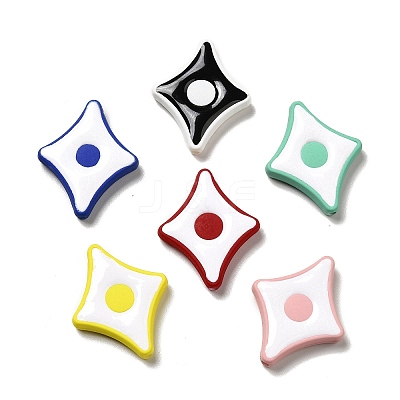 Opaque Acrylic Beads ACRC-I001-06-1