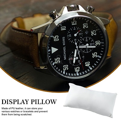 Leather Pillow Jewelry Bracelet Watch Display X-BDIS-H015-1-1