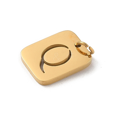 304 Stainless Steel Charms LS-STAS-R001-01G-Q-1