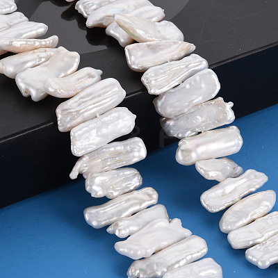 Natural Keshi Pearl Beads Strands PEAR-S020-H04-1
