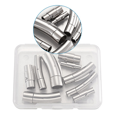 304 Stainless Steel Bayonet Clasps & Magnetic Screw Clasps STAS-YS0001-04P-1