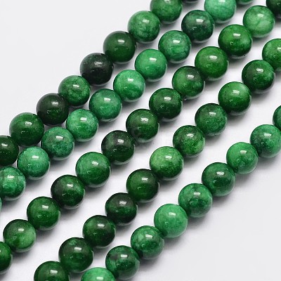 Natural Malaysia Jade Beads Strands X-G-A146-6mm-B04-1