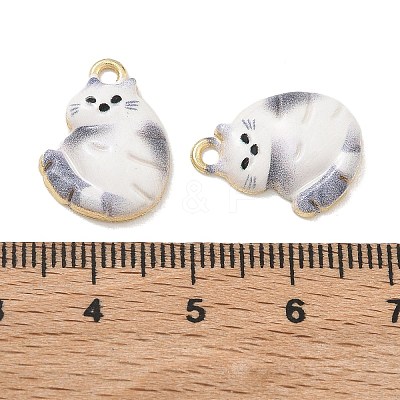 Alloy Enamel Pendants ENAM-K076-35G-06-1