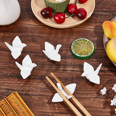 Porcelain Chopstick Rest DJEW-WH0015-51-1