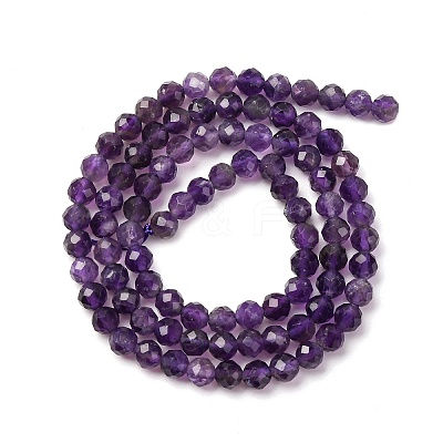 Natural Amethyst Beads Strands G-C226-B06-4mm-01-1