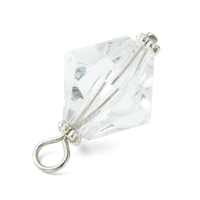 Acrylic Pendant with Iron Flat Head Pins PALLOY-JF02248-01-1