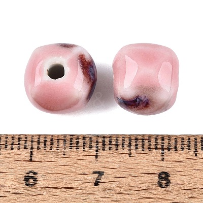 Vintage Handmade Porcelain Beads PORC-N013-18-17-1