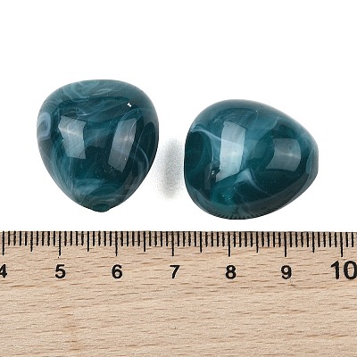 Opaque Acrylic Beads OACR-Z036-01B-02-1