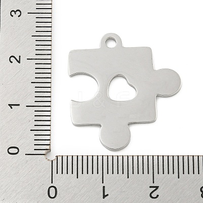 Non-Tarnish 304 Stainless Steel Pendants STAS-B056-19P-1