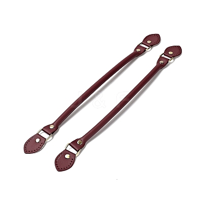 Leaf End Microfiber Leather Sew on Bag Handles FIND-D027-12F-1