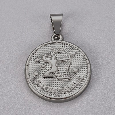 Non-Tarnish 304 Stainless Steel Pendant Sets STAS-H372-01P-1