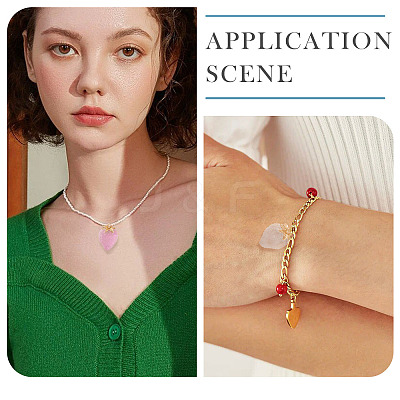 2Pcs 2 Colors Alloy Resin Pendants CRES-TA0001-53-1