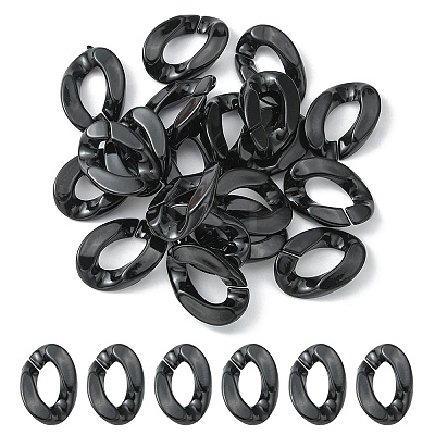 Opaque Acrylic Linking Rings OACR-YW0001-30-1