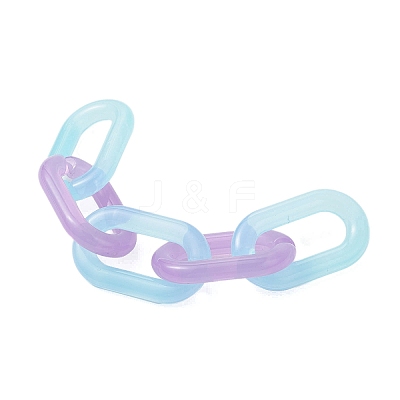 10Pcs Acrylic Handmade Cable Chains AJEW-JB01366-1