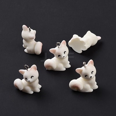 Opaque Resin Pendants RESI-D057-17P-1