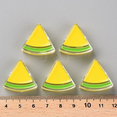 Transparent Enamel Acrylic Beads LS-TACR-S155-001H-1