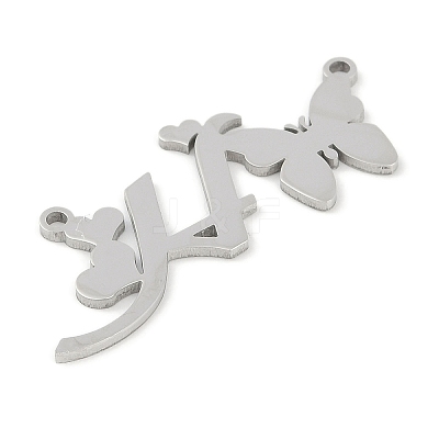 Non-Tarnish 304 Stainless Steel Pendants STAS-L279-002P-H-1