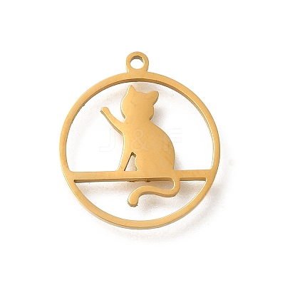 304 Stainless Steel Pendants STAS-S144-04D-1