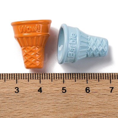 Baking Paint Opaque Acrylic Beads MACR-F080-16-1