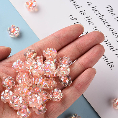 Transparent Acrylic Beads TACR-S152-06B-SS2109-1