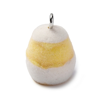 Flocky Resin Pendants FIND-S001-14A-1