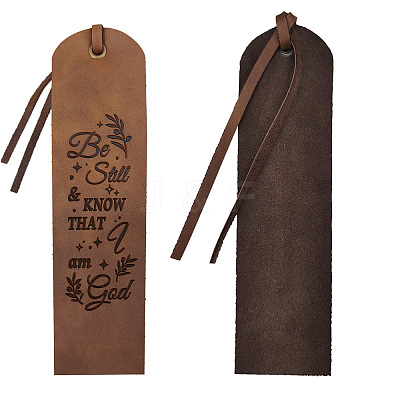 Cowhide Leather Labels AJEW-WH0386-0037-1