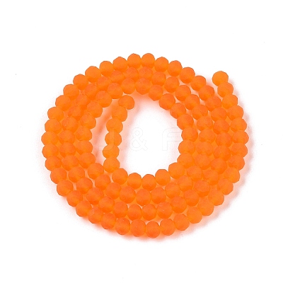 Transparent Glass Beads Strands EGLA-A044-T4mm-MD25-1