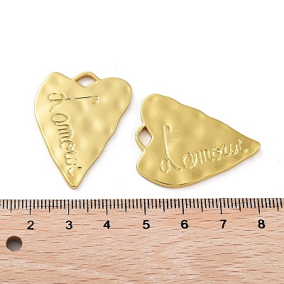 304 Stainless Steel Pendants STAS-F304-06G-02-1