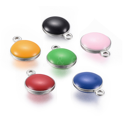 304 Stainless Steel Charms STAS-D437-M-1