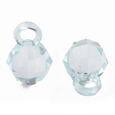 Transparent Acrylic Pendants MACR-S373-125-B06-1