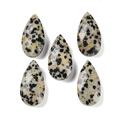 Natural Dalmatian Jasper Pendants G-C140-05K-1