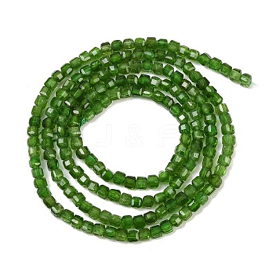 Natural Green Diopside Beads Strands G-B175-C01-2x2mm-1