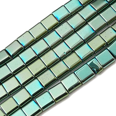 Electroplated Non-magnetic Synthetic Hematite Beads Strands G-C106-A02-01-1