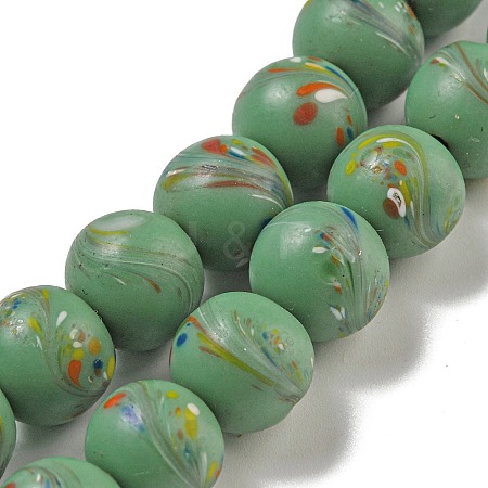 Handmade Lampwork Beads Strands BLOW-D006-07A-1