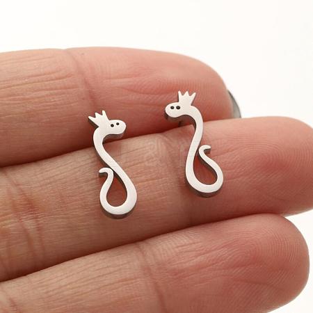 Non-Tarnish Stainless Steel Studs Earring PW23042504123-1