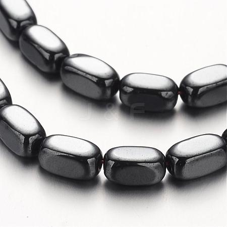 Non-magnetic Synthetic Hematite Bead Strands G-F300-40A-09-1
