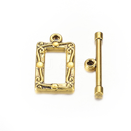 Tibetan Style Alloy Toggle Clasps LS-GLF5079Y-NF-1