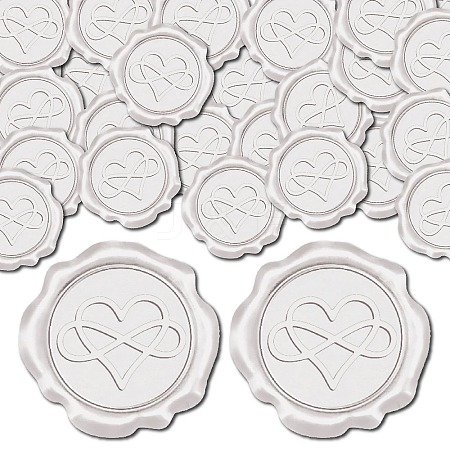 25Pcs Adhesive Wax Seal Stickers DIY-CP0009-11B-06-1