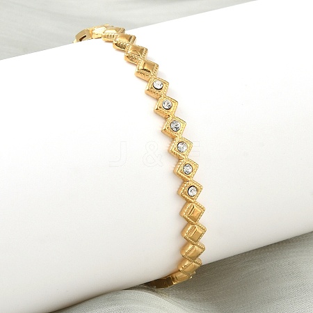 304 Stainless Steel Hinged Bangles for Women BJEW-C132-01A-G-1