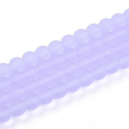 Transparent Glass Beads Strands GLAA-T032-T6mm-MD01-1