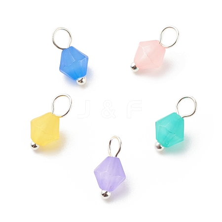 Frosted Acrylic Charms PALLOY-JF01745-02-1