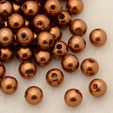 Imitation Pearl Acrylic Beads PL610-12-1