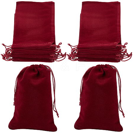 20Pcs Rectangle Velvet Drawstring Pouches TP-BBC0001-03A-01-1
